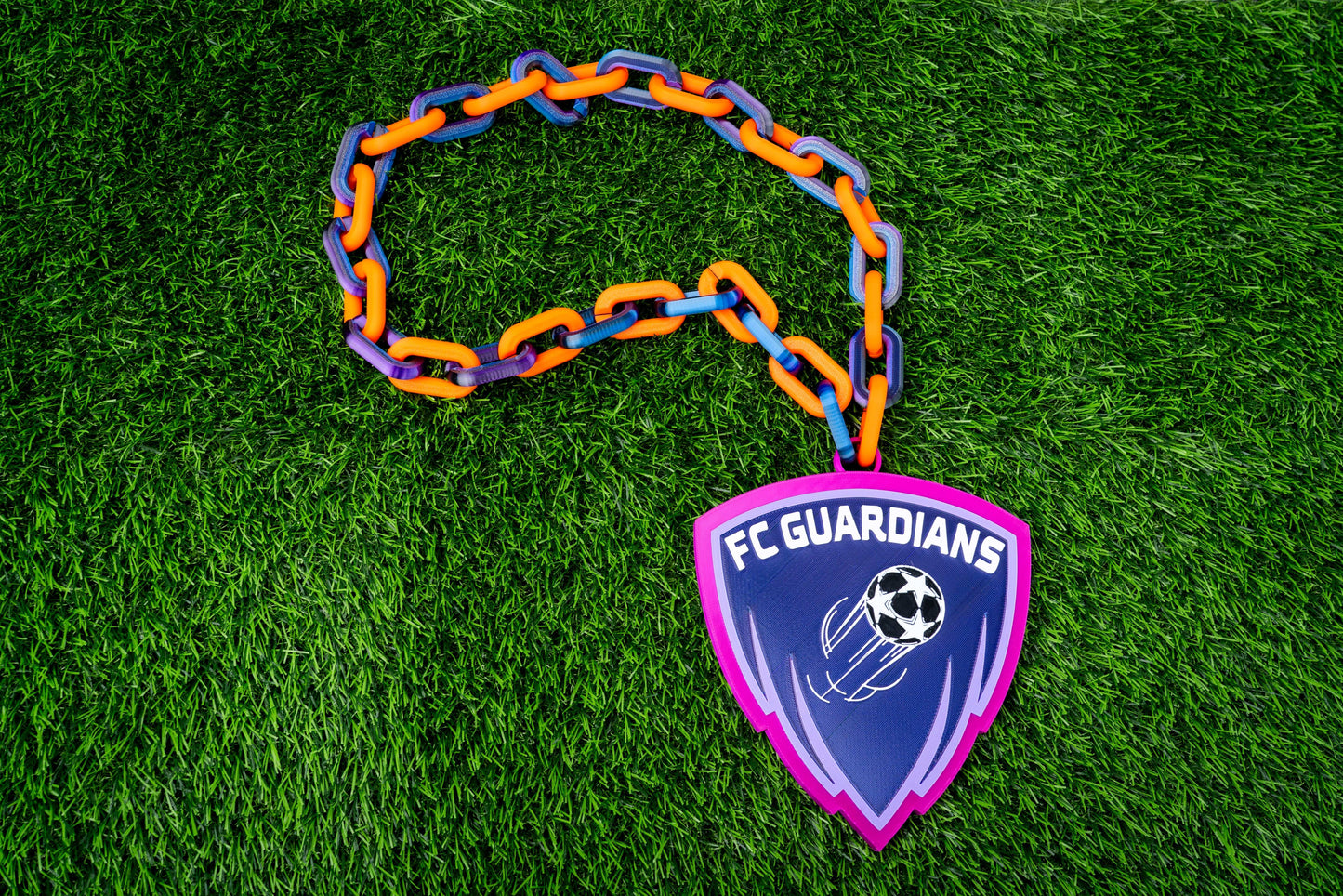 FC Guardians Soccer Academy Spirit Wear - Big Chain Necklace