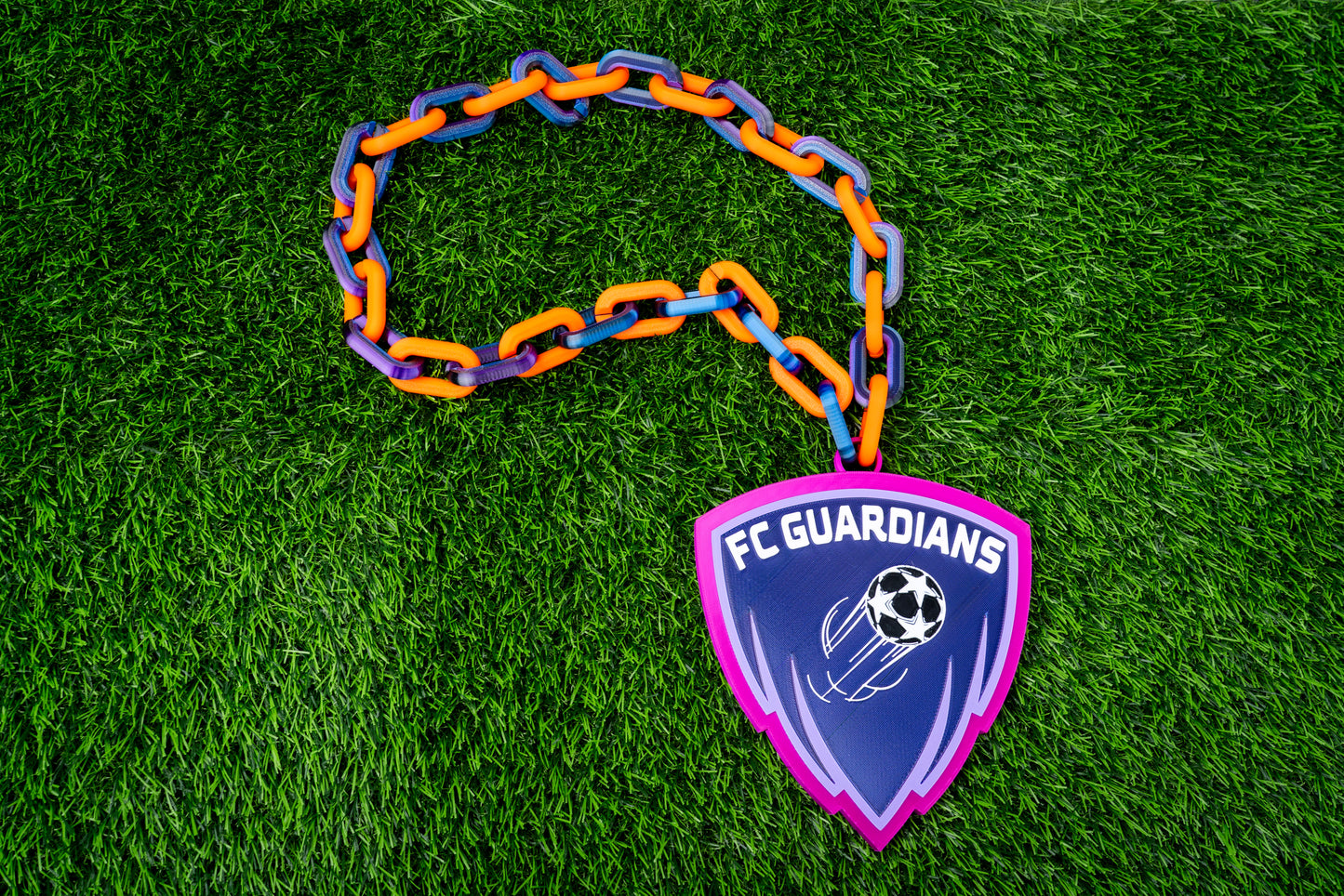 FC Guardians Soccer Academy Spirit Wear - Big Chain Necklace
