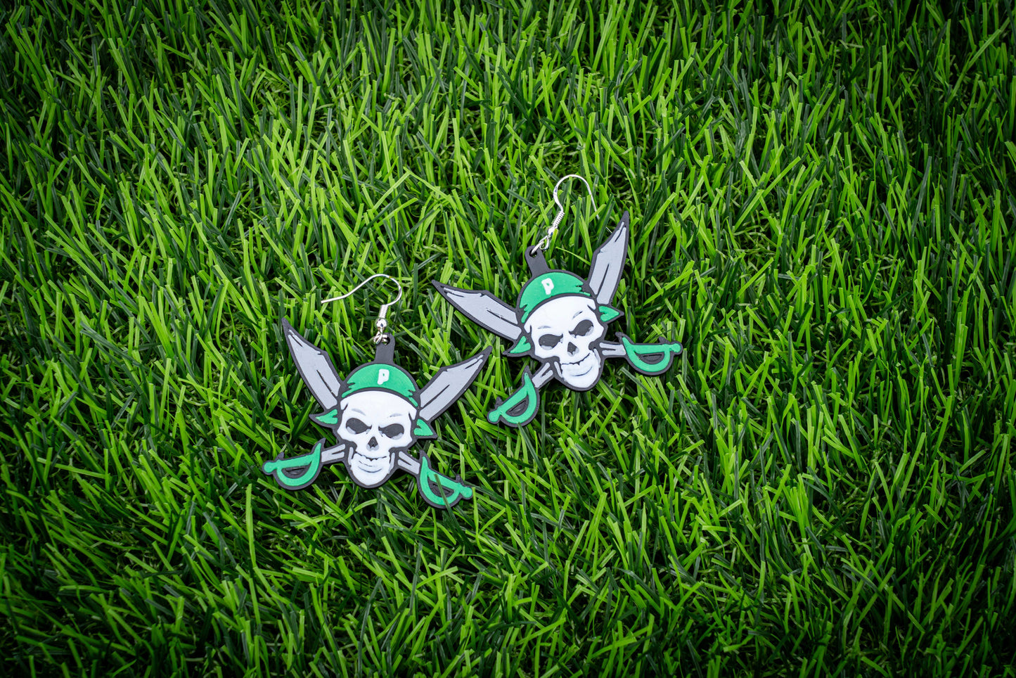 Poteet High School "Pirates" Spirit Wear - Earrings