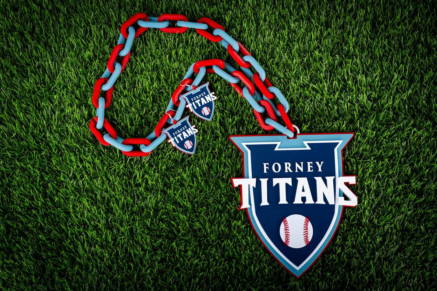 Forney Titans Baseball Spirit Wear - Big Chain Necklace