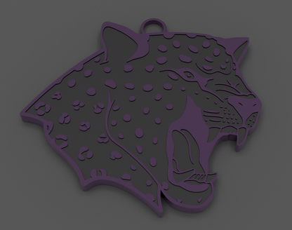 Jackson Middle School "Jaguars" Spirit Wear - Big Chain Necklace