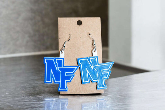 North Forney High School Logo Earrings - 3D Spirit Gear