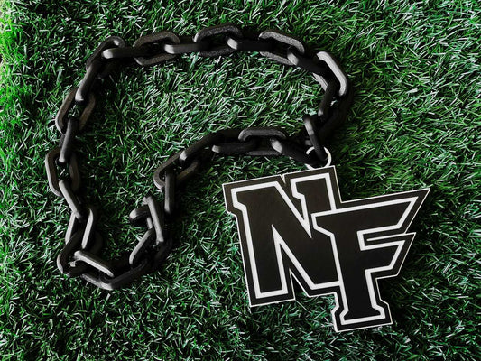 North Forney High School Big Chain Necklace - Black - 3D Spirit Gear