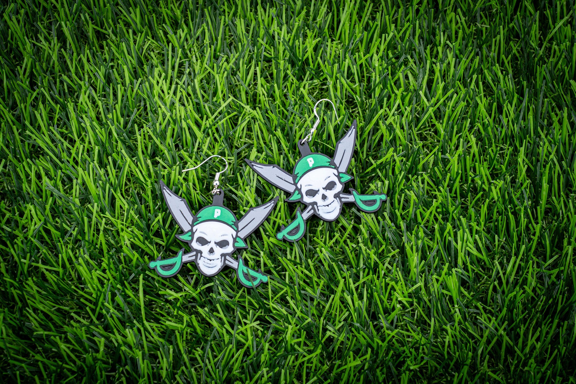 Poteet High School "Pirates" Spirit Wear - Earrings