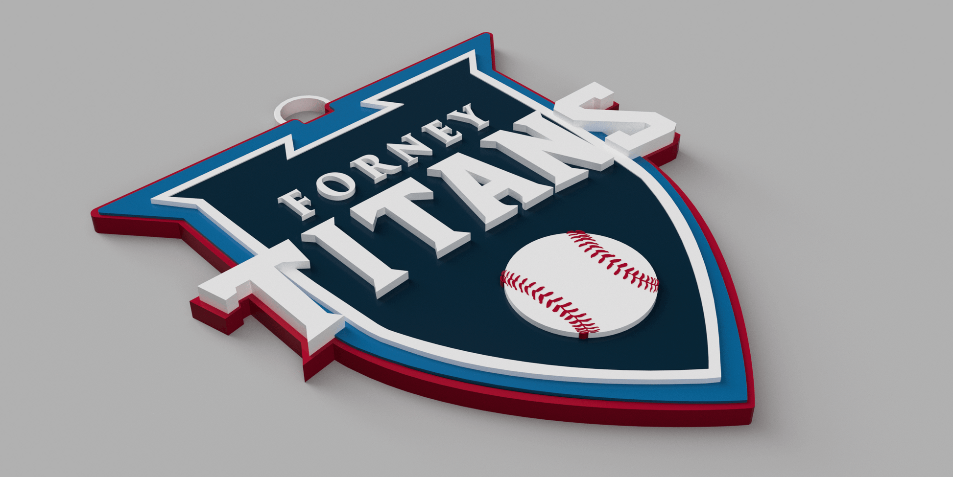 Forney Titans Baseball Spirit Wear - Big Chain Necklace