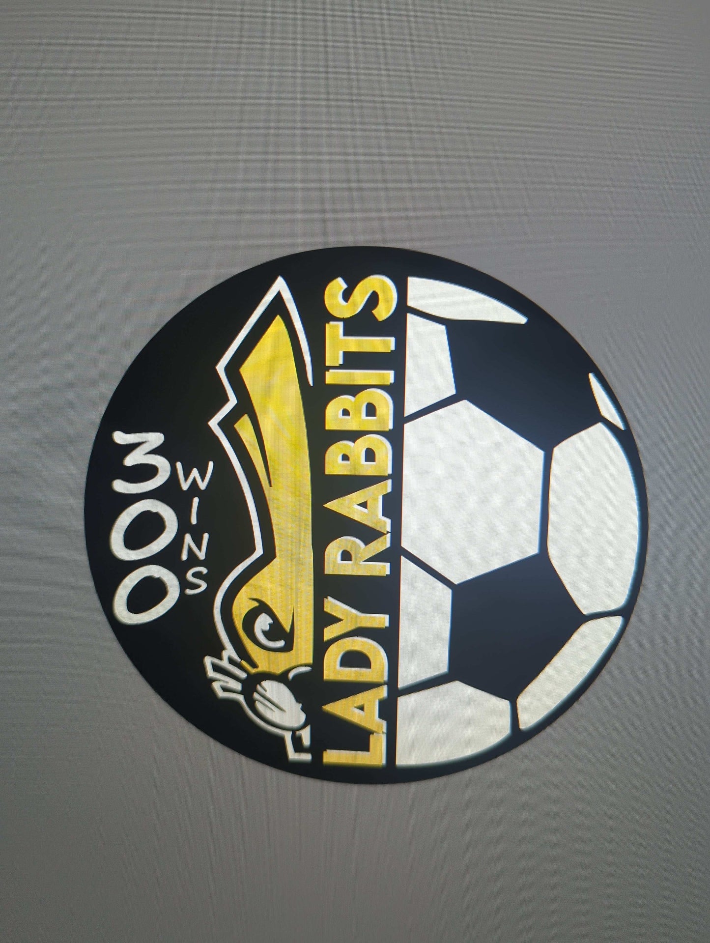 Forney High School "Lady Rabbits" Soccer Spirit Wear - Big Chain Necklace