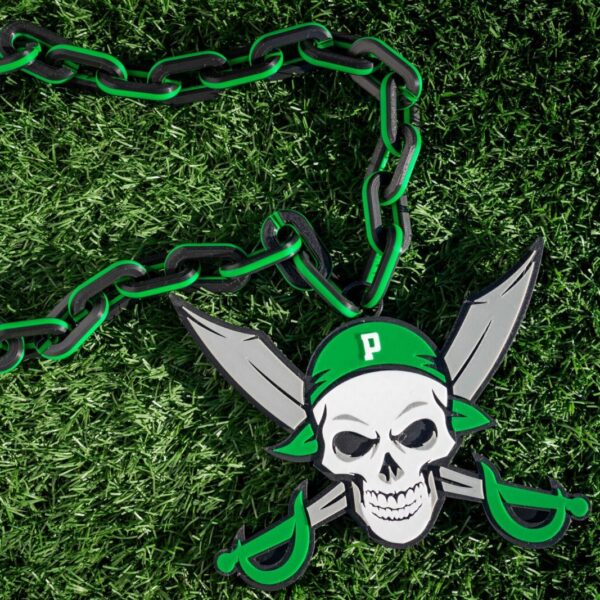Poteet Pirates Spirit Chain Necklace