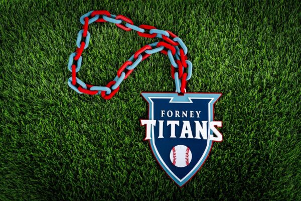 Forney Titans Baseball Spirit Chain Necklace