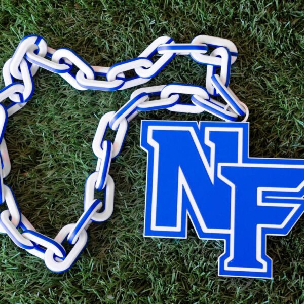 North Forney Blue NF Spirit Chain Necklace