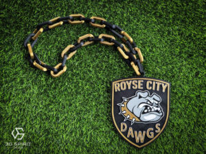 Royse City Bulldogs Spirit Chain Necklace