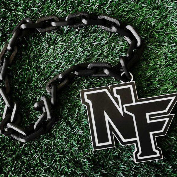 North Forney Black NF Spirit Chain Necklace