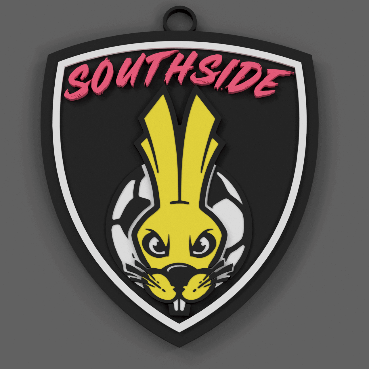 Forney Southside Soccer Spirit Chain Necklace