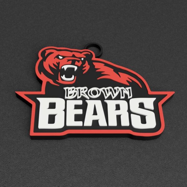 Brown Bears Spirit Chain Necklace