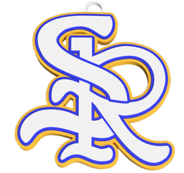 Sunnyvale ISD Raiders Baseball Spirit Chain Necklace