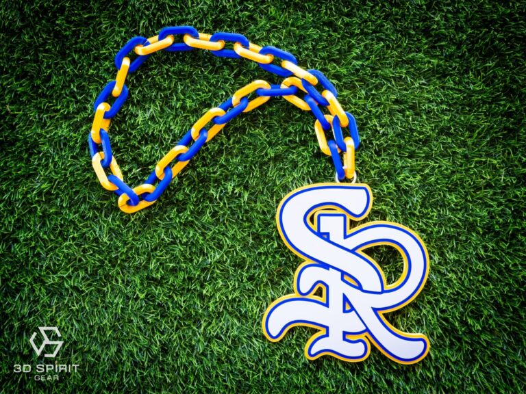 Sunnyvale ISD Raiders Baseball Spirit Chain Necklace